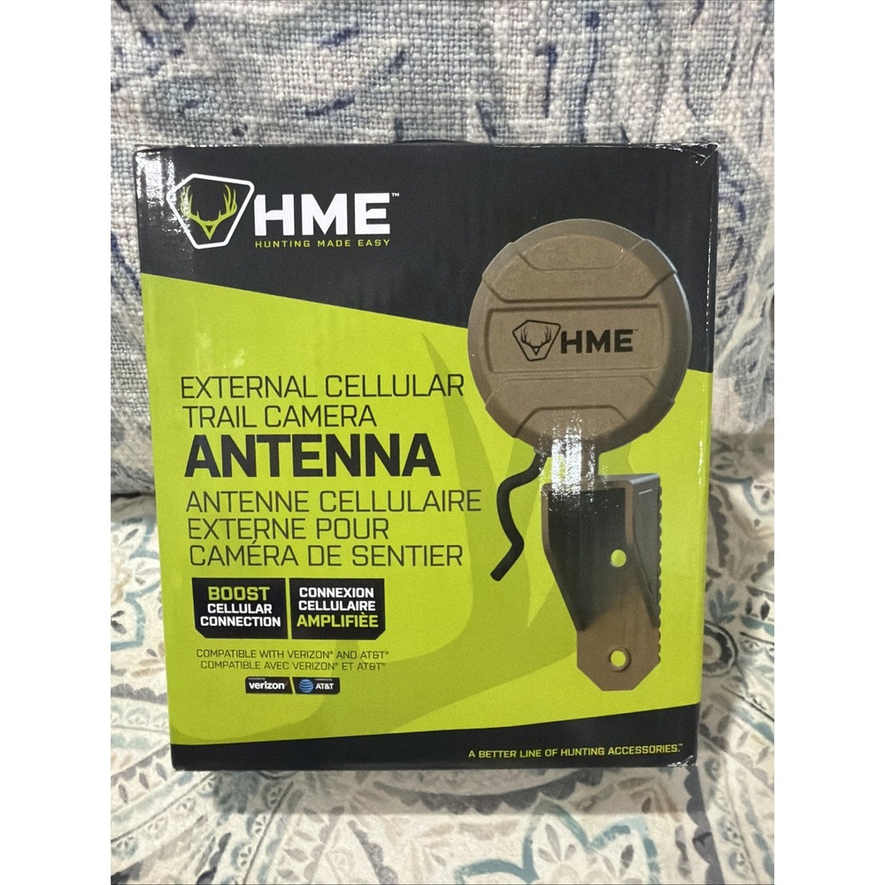 HME External Cellular Trail Camera Antenna Hunting Accessory 6 ft Cable